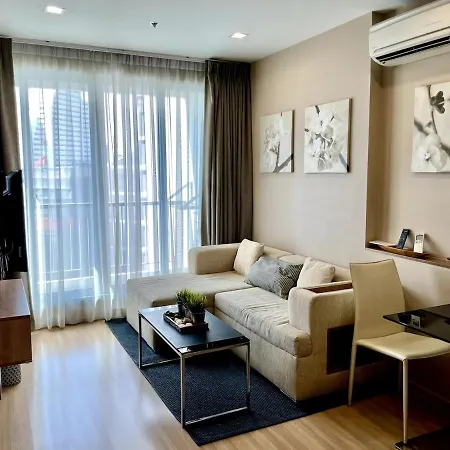 Condo, 3-Min Walk To Bts, Sky Pool, Gym, Wifi, Self Check-In At Pickup Point