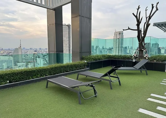 Condo, 3-min Walk To Bts, Sky Pool, Gym, Wifi, Self Check-in At Pickup Point Appartamento *